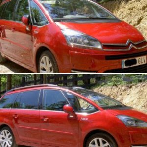 Citroen Grand C4 Rojo Lucifer Metalizado