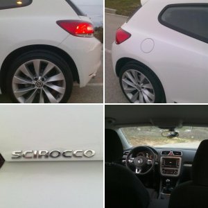 1er Detallado VW Scirocco Blanco