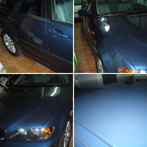 detallado interior y exterior de BMW 320 d