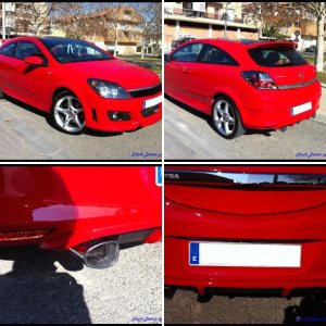 Detallado exterior Opel Astra GTC Irmscher IS+