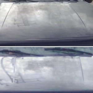 problema con la pintura opaca en el capo