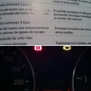 Luz averia motor Bmw 120D