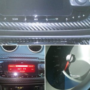 Protector radio/clima mas cuadro